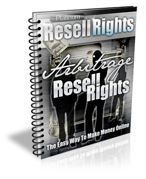 The Resell Rights Arbitrage Report